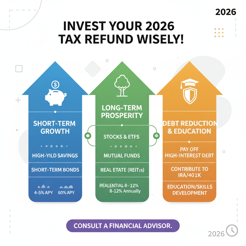 How to Invest Your Tax Refund in 2026 (Average Refund: $3,739)